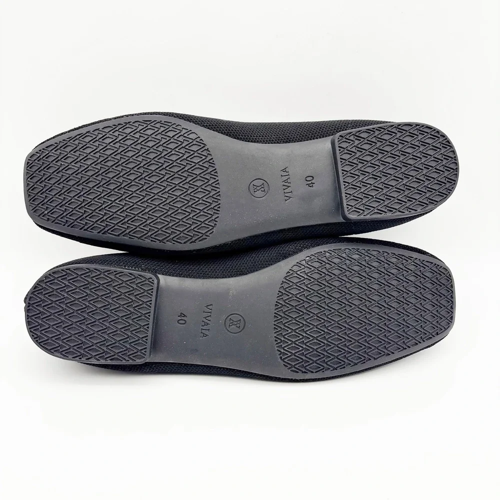 NWB Vivaia Sierra Slip On Washable Loafers in Black Size 40 - Picture 12 of 16